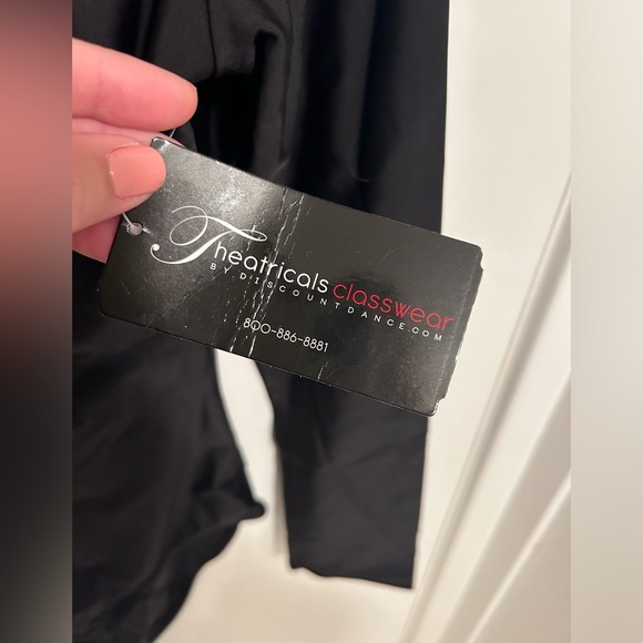 Black dance leotard size 2X NWT - Picture 3 of 4